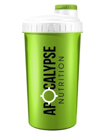 Apocalypse Nutrition Screw Caps Shaker 700ml - Neon Green & White