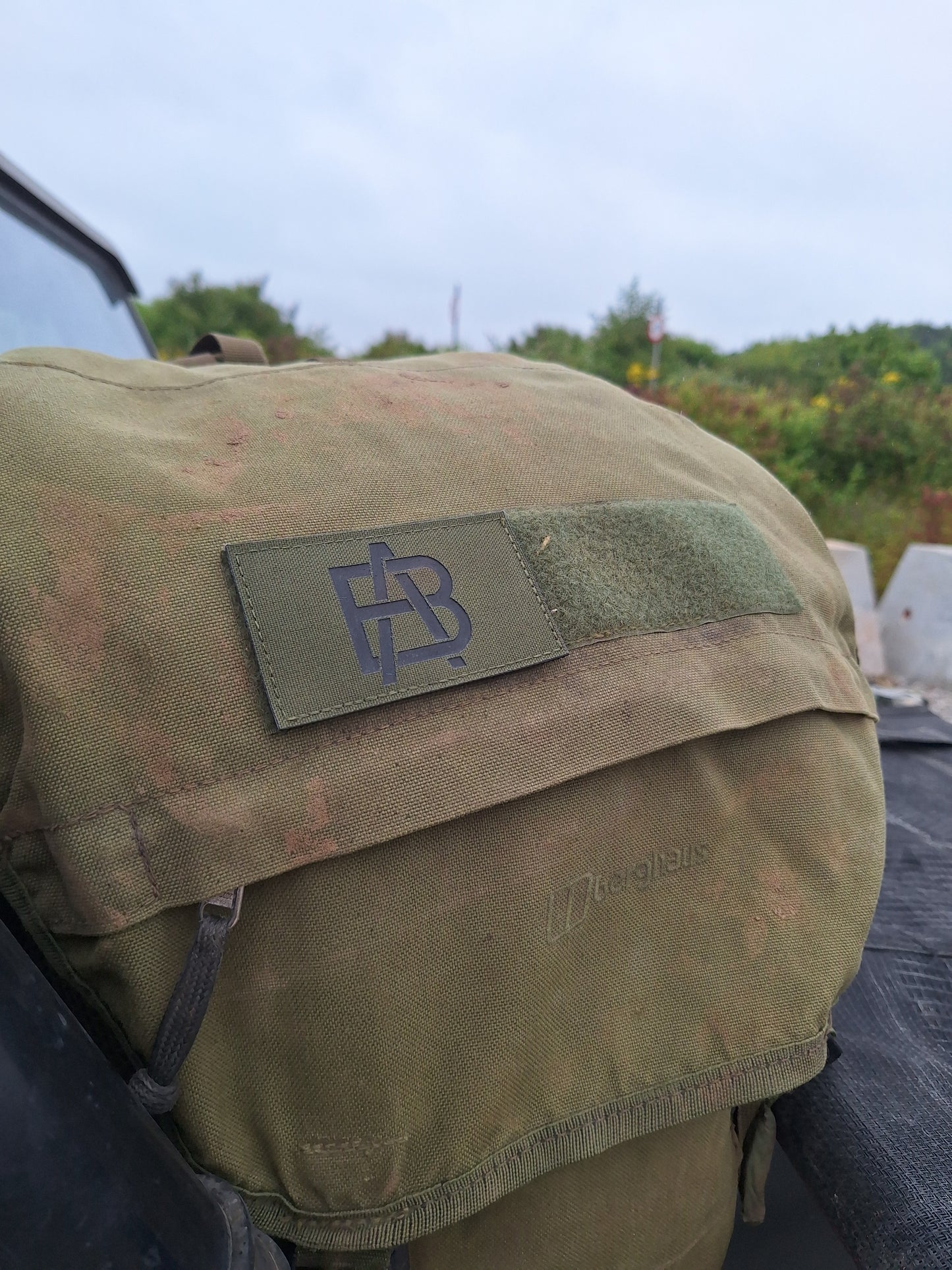 BA Green & Black IRR Patch
